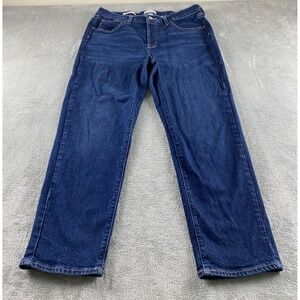 Universal Thread Womens Mid Rise 80s Slim Jeans Dark Wash Indigo Size 16